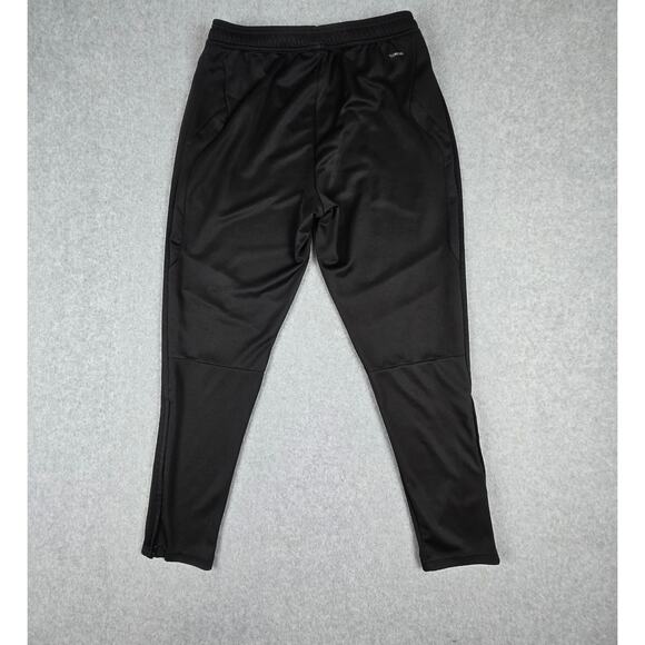 Adidas Pants Mens Large Black Joggers Planters Mr Peanut Logo Zippered Pockets - Picture 2 of 16